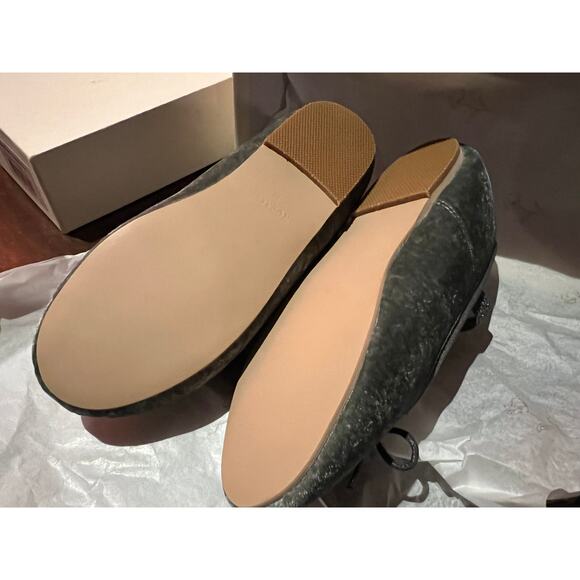 NIB Noralee Rylee + Cru Ballet Flats Velvet French Blue Shoes Size 12 NEW - Picture 7 of 10